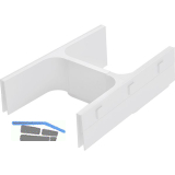 NINKA Rahmen-Set Banio Kunststoff Wei�