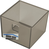 NINKA Organisationsbeh�lter Banio 1-fach Kunststoff Graphit transluzent