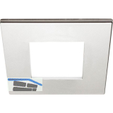 DOMUS LINE Einbauleuchte Quadrum Plus D-MOTION, Edelstahl Effekt