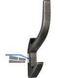 Huthaken Salina Breite 15 mm, H�he 150 mm, ZN eisenf�rbig geb�rstet matt