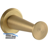 Mantelhaken Medellot Platte � 30, Tiefe 53, Messing matt schutzlackiert