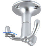 Dreifach-Drehhaken Pegasi � 51 mm, H�he 53 mm, Aluminium silber lackiert