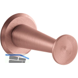 Mantelhaken Medellot Platte � 30, Tiefe 53, Aluminium kupferfarbig lackiert
