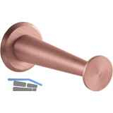 Mantelhaken Medellot Platte � 30, Tiefe 73, Aluminium kupferfarbig lackiert