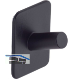 Klebehaken Damon Breite 39 mm, H�he 50 mm, Stahl schwarz matt