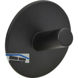 Klebehaken Dares � 52 mm, Stahl schwarz matt