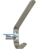 Huthaken Macoba Breite 18 mm, H�he 165 mm, Edelstahl geb�rstet