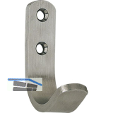 Mantelhaken Macoba Breite 18 mm, H�he 66,5 mm, Edelstahl geb�rstet