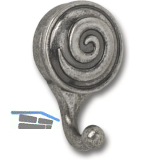 Mantelhaken Ian Smith Breite 41 mm, H�he 64 mm, Zinkdruckguss altsilber