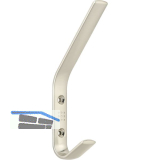 Huthaken Gamma Breite 18 mm, H�he 150 mm, ZN Edelstahl Effekt