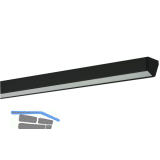 L&S Leuchte Lugano DualColor 1200mm, Aluminium schwarz