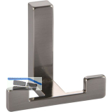 Mantelhaken Doradus 1 Breite 70 mm, H�he 61 mm, ZN vernickelt feingeschliffen