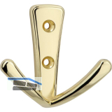 Mantelhaken Deneb Breite 76 mm, H�he 71 mm, ZN vermessingt poliert