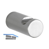 Mantelhaken Labna � 20 mm, Tiefe 45 mm, Edelstahl geb�rstet