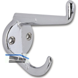 Huthaken Epsilon Breite 32 mm, H�he 72 mm, ZN verchromt poliert