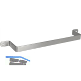 Handtuchhalter Brimo Breite 345 mm, Edelstahl geb�rstet