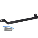 Handtuchhalter Brimo Breite 345 mm, Stahl schwarz matt