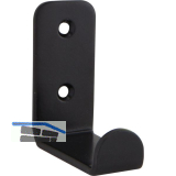Mantelhaken Amenti Breite 25 mm, H�he 54 mm, Stahl schwarz