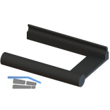 L&S Sign Papierrollenhalter 337 mm schwarz