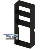 L&S Sign Modul vertikal H: 760 mm B: 900 mm schwarz