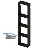 L&S Sign Modul vertikal H: 1300 mm B: 600 mm schwarz