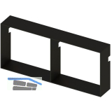 L&S Sign Modul horizontal H: 400 mm B: 900 mm schwarz