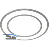 DOMUS LINE Einbauleuchte Holl D-Motion offen, Edelstahl Effekt