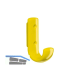 Mantelhaken HEWI 477.90.060 H�he 72 mm, Polyamid senfgelb gl�nzend