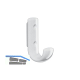 Mantelhaken HEWI 477.90.060 H�he 72 mm, Polyamid lichtgrau gl�nzend