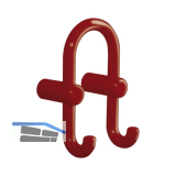 Mantelhaken HEWI 801.90.040 H�he 165 mm, Polyamid rubinrot gl�nzend