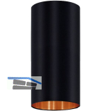 EGLO Schirm Pasteri Pro � 150 H 160 mm Textil schwarz/kupfer