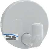 Mantelhaken HEWI 801.90.010 H�he 40 mm, Polyamid lichtgrau gl�nzend