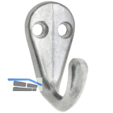 Einfachhaken Bata Breite 20 mm, H�he 41 mm, Aluminium poliert