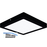 EGLO Deckenleuchte Fueva-CCT 300 x 300 mm schwarz