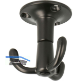 SISO Dreifach-Drehhaken Spider � 48 mm, H�he 52 mm, Zamak, schwarz matt