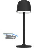 EGLO Tischleuchte Mannera Akku schwarz