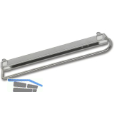 Kleiderb�gelhalter-Auszug 300 mm Stahl silberfarbig