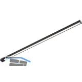 DOMUS LINE Schrankleuchte Baski SF SHE, Korpusbreite 500 mm schwarz