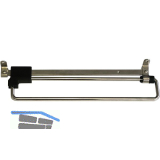 Kleiderb�gelhalter-Auszug 300 mm Stahl vernickelt
