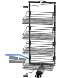 VS TAL Gate Hochschrankauszug Set Classic 1200 - 1450 mm KB 600 mm Lava