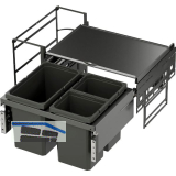 VS ENVI Water Abfalltrennsystem KB 800 mm 2 x 10/1 x 22 L Lava