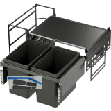 VS ENVI Water Abfalltrennsystem KB 800 mm 2 x 22 L Lava