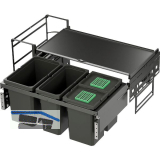 VS ENVI Water Abfalltrennsystem KB 1000 mm 1 x 22/1 x 16/2 x 10 L Lava