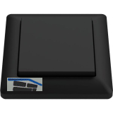 SIRO PushPower Schalter Standard 55 2-fach schwarz