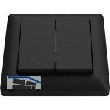 SIRO PushPower Schalter Standard 55 4-fach schwarz