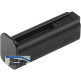 DOMUS LINE Handtuchhalter zu Spiegel IO-D schwarz