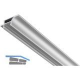 ALUMIS LED-Griffprofil OUT 5000 mm Aluminium natur eloxiert
