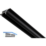 ALUMIS LED-Griffprofil OUT 5000 mm Aluminium schwarz eloxiert