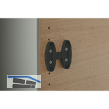 SERVETTO Self System Distanzst�ck Kunststoff schwarz