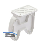 SERVETTO Self System Unterregal Halter Kunststoff wei�